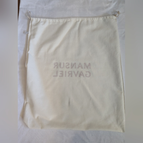 MANSUR GAVRIEL Authentic Cotton Dust Bag Italy Made Drawstring Storage - Picture 6 of 6